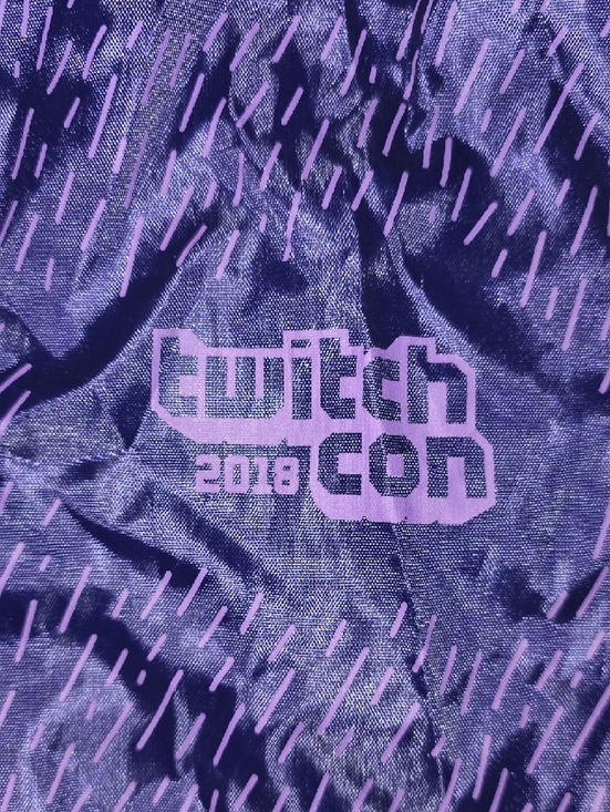 Purple TWITCH Drawstring Backpack - Picture 2 of 3
